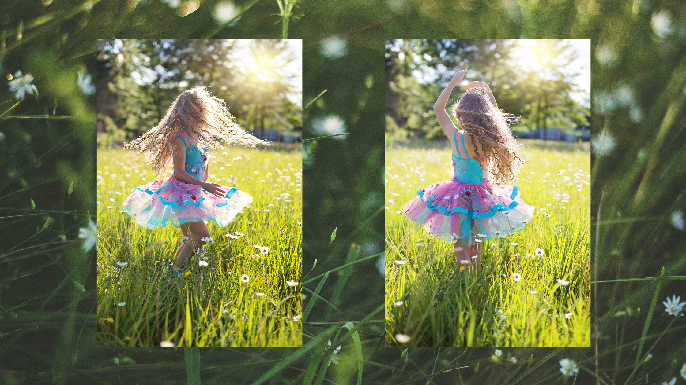 Dancing Girl in Field
